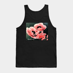 Pink Poppies Tank Top